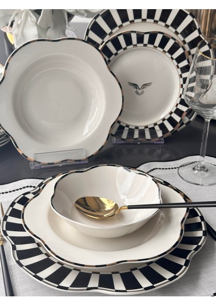 Yemek Takımı Piano 24 Parça 6 Kişilik modelleri