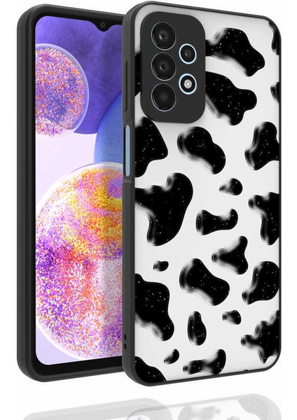 Galaxy A23 Kılıf Desenli Kamera Korumalı Parlak F10T Nora Kapak-No2