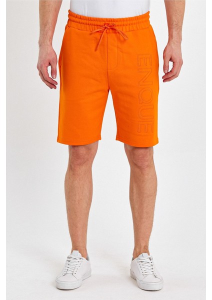 Erkek Lastikli Baskılı Cepli Klasik Kısa Siyah Şort fiyatları