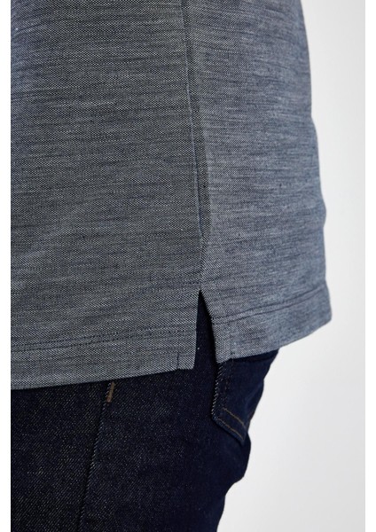 Erkek Comfort Basic Polo Yaka Cepli Uzun Bej Tişört fırsatları