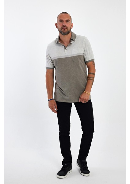 Erkek Basic Polo Yaka Cepli Kısa Kol Siyah Tişört fiyatları