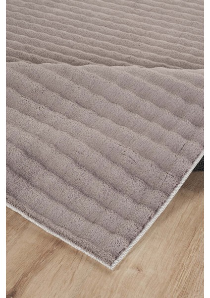 Bubble Puffy Post Peluş Halı Yolluk Kaymaz Taban Yıkanabilir Pofuduk Oturma Çocuk Odası Antrasit