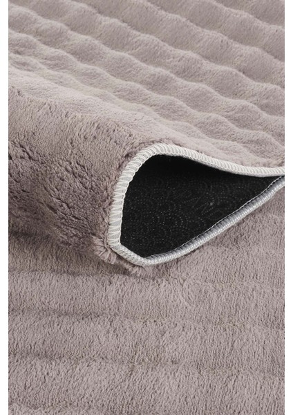 Bubble Puffy Post Peluş Halı Yolluk Kaymaz Taban Yıkanabilir Pofuduk Oturma Çocuk Odası Antrasit