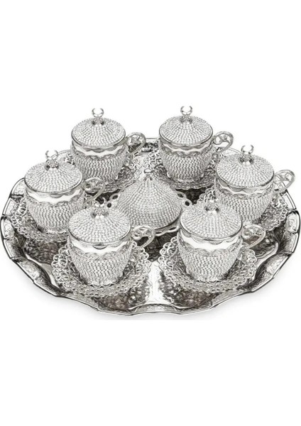 Kahve Fincanı Lokumluk Seti Türk Arap Kahvesi Espresso Fincan Tabağı Kristal Set 6 Lı Set modelleri