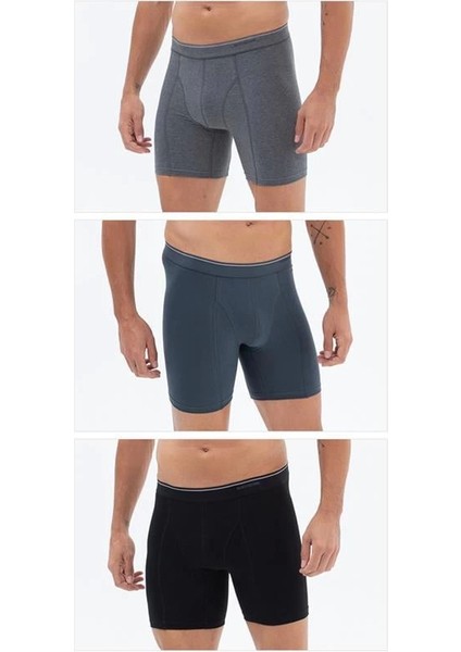 3lü Paket Erkek Boxer 9683