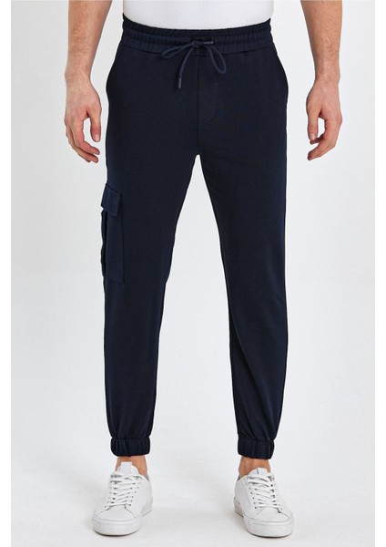 Erkek Lastikli Kargo Cepli Jogger Lacivert Pantolon fiyatları