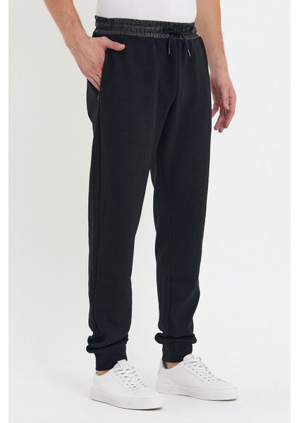 Erkek Bol Lastikli Jogger Basic Chino Siyah Pantolon fiyatları