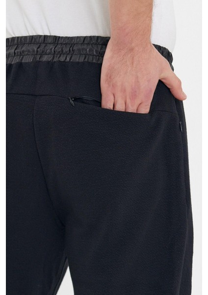 Erkek Bol Lastikli Jogger Basic Chino Siyah Pantolon modelleri