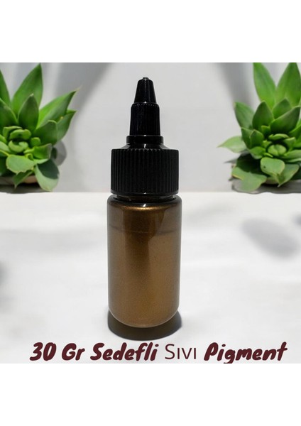 Epoksi Bazlı Kahverengi Parlak Sıvı Sedefli Pigment 30 gr Hobi,sanat,ahşap,magnet