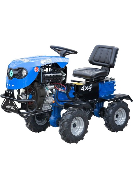 Y600SX 186FE 10 Hp Dizel Marşlı 4x4 Mini Traktör
