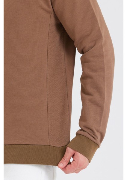 Erkek Bisiklet Yaka Uzun Kol Kışlık Siyah Sweatshirt fiyatları