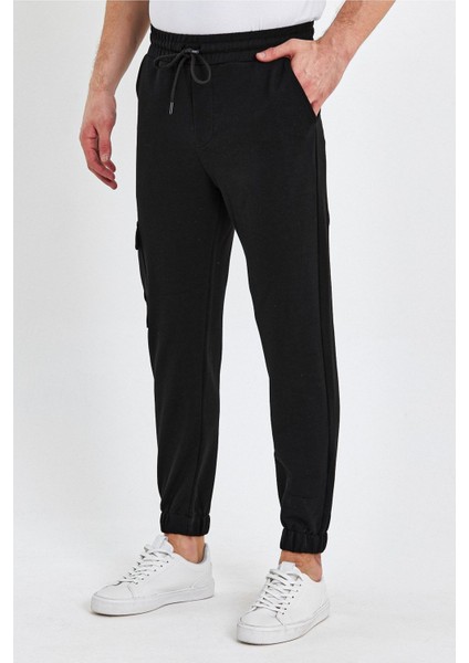 Erkek Lastikli Kargo Cepli Jogger Lacivert Pantolon fırsatları