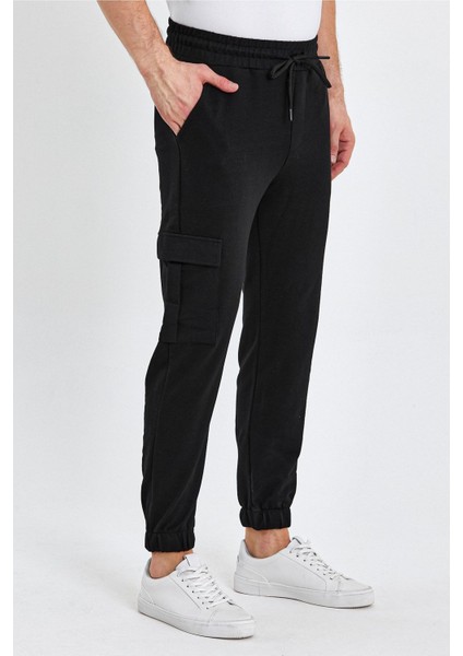 Erkek Lastikli Kargo Cepli Jogger Lacivert Pantolon indirimleri