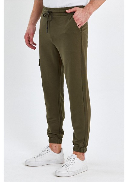 Erkek Lastikli Kargo Cepli Jogger Lacivert Pantolon fırsatları