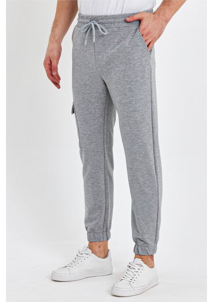 Erkek Lastikli Kargo Cepli Jogger Lacivert Pantolon modelleri