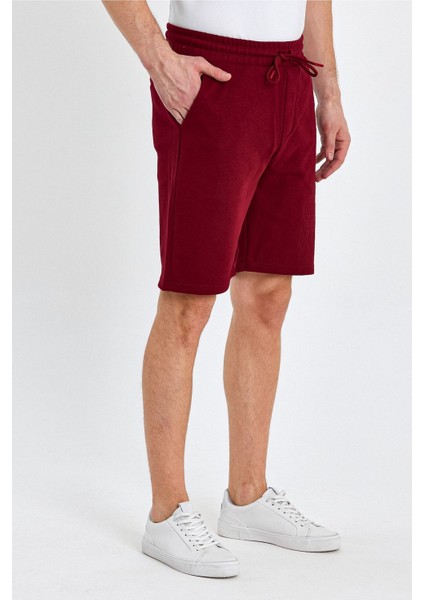 Erkek Lastikli Baskılı Cepli Klasik Kısa Siyah Şort indirimleri