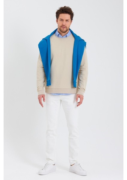 Erkek Bisiklet Yaka Uzun Kol Kışlık Siyah Sweatshirt indirimleri