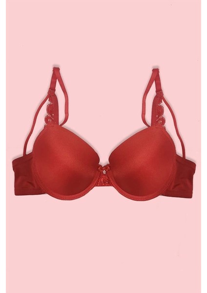 Kırmızı Destekli Sütyen 977