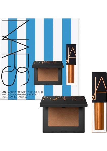 Mini Laguna Bronzer & Lip Oil Set