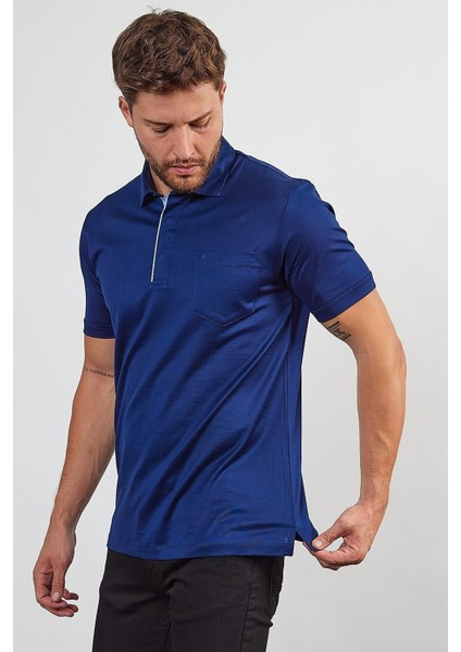 Erkek Basic Cepli Çıtçıtlı Dar Kahverengi Polo Yaka Tişört indirimleri