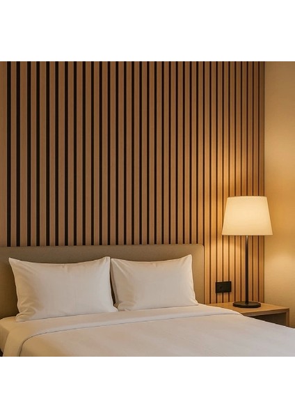 Duvar Paneli 280 x 50 ( 8 cm Çıtalı) Soft Tıssue (Kadife)