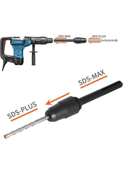 530196 Sds Max / Sds Plus Çevirici Mandren Adaptörü