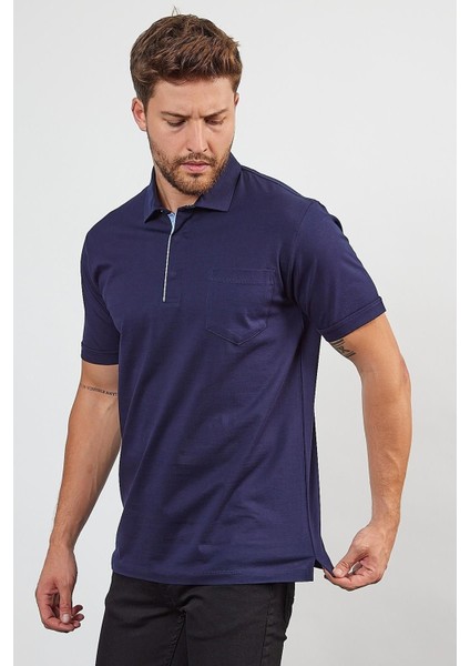 Erkek Basic Cepli Çıtçıtlı Dar Kahverengi Polo Yaka Tişört fırsatları