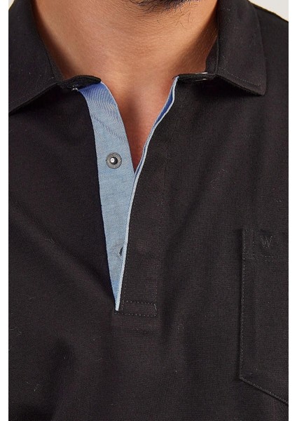 Erkek Basic Cepli Çıtçıtlı Dar Kahverengi Polo Yaka Tişört fiyatları