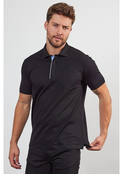 Erkek Basic Cepli Çıtçıtlı Dar Kahverengi Polo Yaka Tişört fırsatları