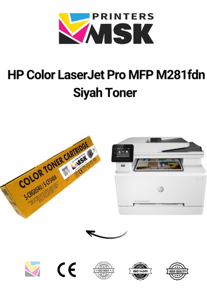 Hp Color Laserjet Pro Mfp M281FDN Siyah Toner modelleri