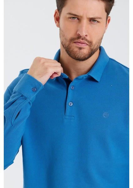 Erkek Basic Polo Yaka Uzun Bol Kışlık Bordo Sweatshirt fiyatları