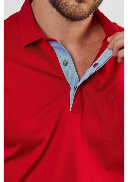 Erkek Basic Cepli Çıtçıtlı Dar Kahverengi Polo Yaka Tişört fiyatları