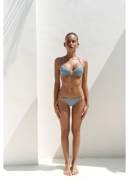 Ayunah Zincir Detay Mavi Bikini Altı