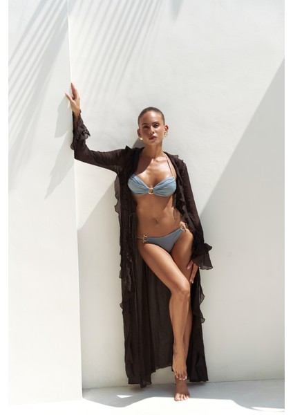 Ayunah Zincir Detay Mavi Bikini Altı
