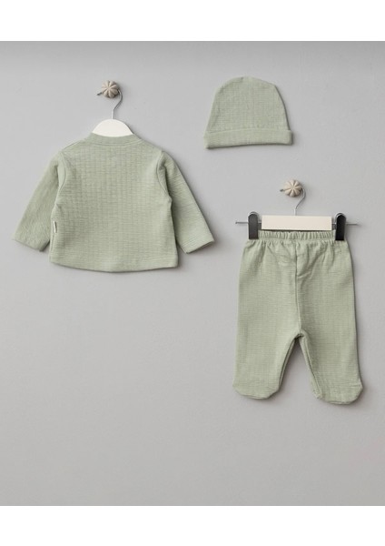 Sevimli Hayvanlar Bebek Tulumu 3' Lü Takım 0-3 / 0-6 Ay modelleri