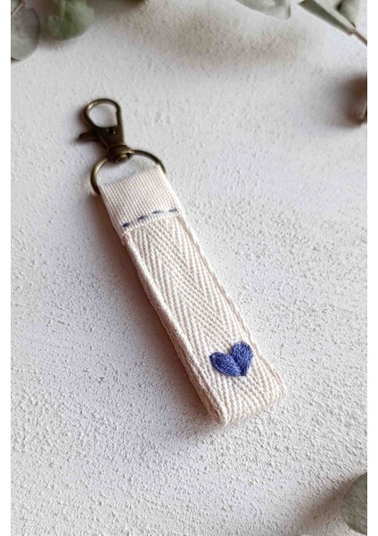 Nakışlı El Yapımı Çanta Charmı, Anahtarlık, Çanta Aksesuarı