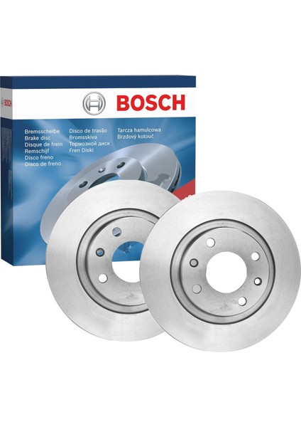 Citroen C-Elysee Ön Fren Diski 1.6 Vti 2012-2014 Düz 2 Adet Bosch