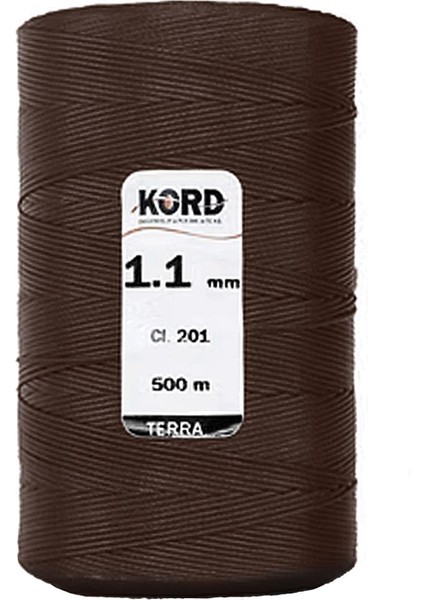 Kord Kahverengi 1.1 mm 500 M Mumlu El Saracı ve Dikiş Ipi