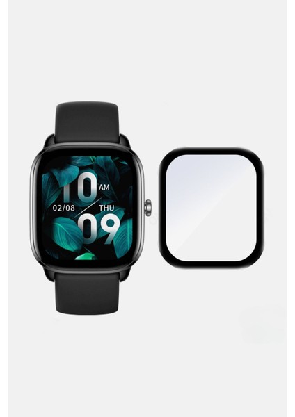 2 Adet Huaweı Watch Fit 3 ile Uyumlu 9d Tam Kapatan Kenarleri Siyah Kırılmaz Nano Cam Ekran Koruyucu fırsatları