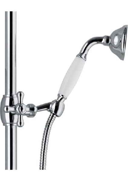 Italyan Webert Karenina Banyo Bataryasi Swarovsky Taşli Duş Kolonu ,el Duşu Seti̇ Krom fırsatları