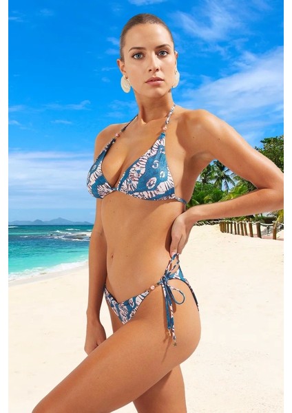 Tasarım Bikini Takımı Yüksek Konfor Plaj ve Havuz Için Özel Ergonomik Kesim fiyatları