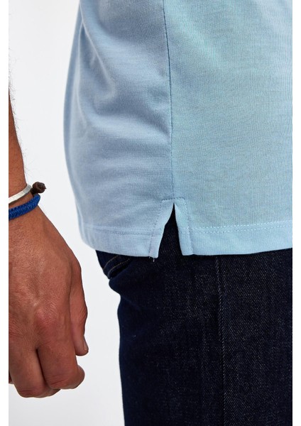 Erkek Basic Polo Yaka Cepli Kısa Kol Siyah Tişört fırsatları