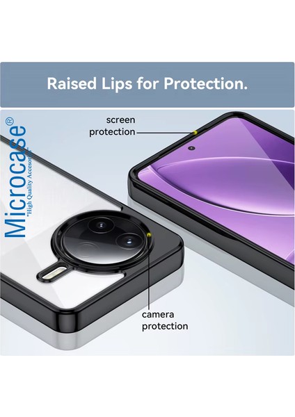 Xiaomi Redmi Poco F7 ULTRA/K80 Pro Shield Serisi Darbeye Dayanıklı Yarı Esnek Plastik Tpu Kılıf - AL8100 modelleri