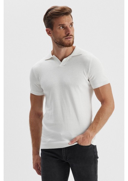 Erkek Uzun Polo Yaka Kısa Kollu Siyah Düz Triko Kazak fiyatları