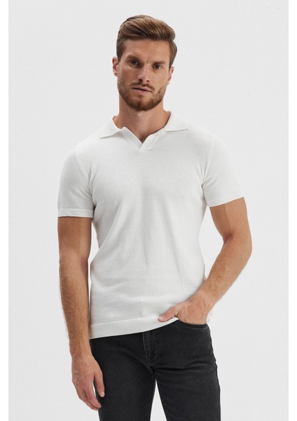 Erkek Uzun Polo Yaka Kısa Kollu Siyah Düz Triko Kazak indirimleri