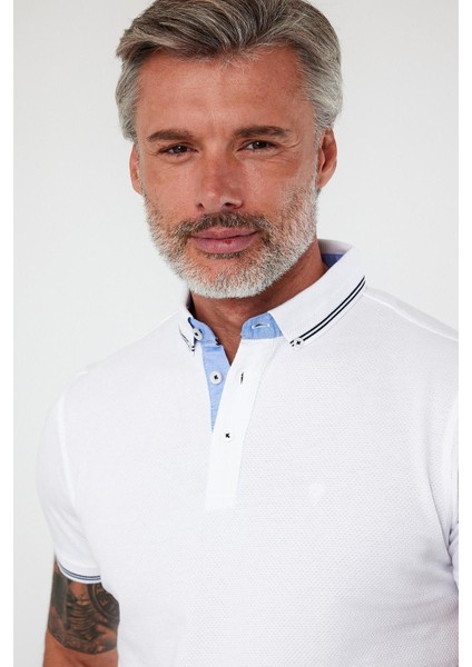 Erkek Dar Basic Polo Yaka Kısa Kol Düz Tarçın Tişört fiyatları