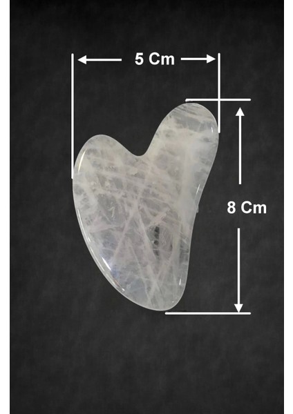 Kristal Kuvars Gua Sha Yüz Yogası, Masaj Taşı 313-2 modelleri