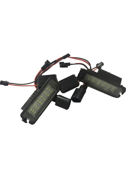 2X24 LED Lisans Numarası Plaka Işığı Vw Passat B6 B7 Golf Gtı Mk5 Mk6 (Yurt Dışından)