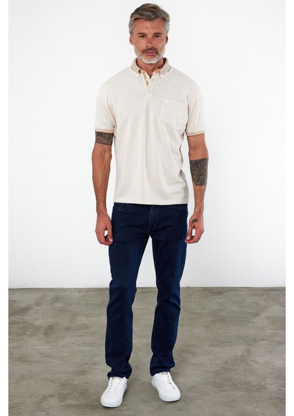 Erkek Basic Polo Yaka Kısa Kol Cepli Düz Yeşil Tişört fiyatları