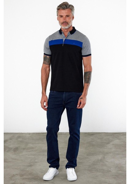 Erkek Basic Polo Yaka Düz Kısa Kol Dar Bordo Tişört modelleri